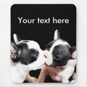 Mousepad dos filhotes de cachorro do buldogue
