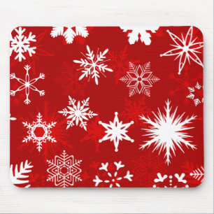 Mousepad dos flocos de neve do Natal