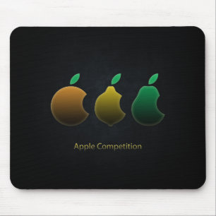 mousepad dos logotipos da fruta