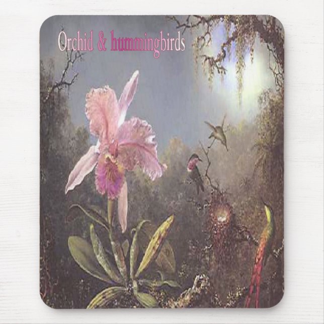 mousepad dos Orquídea-n-colibris (Frente)