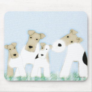 Mousepad dos terrier de Fox do fio