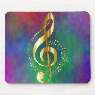 Mousepad Dourada Tremor Clef Colortion