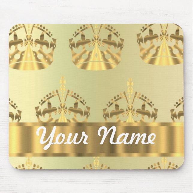 Mousepad Douradas coroas (Frente)
