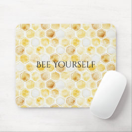 Mousepad Dourado amarelo alveolado