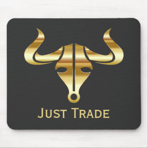 Mousepad Dourado Bull Just Trade