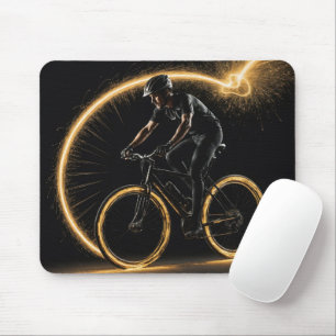 Mousepad Dourado ciclista Neon