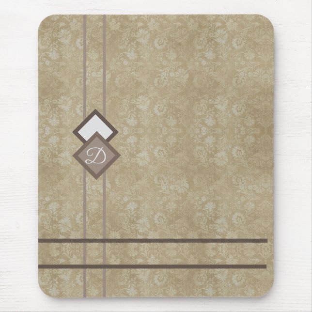 Mousepad Dourado damasco (Frente)