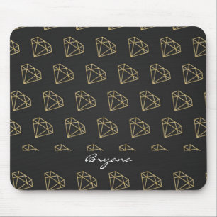 Mousepad Dourado Disamond Modern Glamor Pad