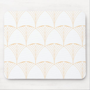 Mousepad Dourado, elegante e simples padrão tradicional lu