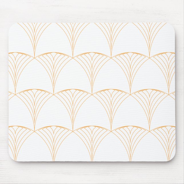 Mousepad Dourado, elegante e simples padrão tradicional lux (Frente)