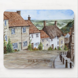Mousepad Dourado Hill, Shaftesbury, Dorset Watercolor Paint