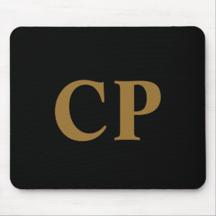 Mousepad Dourado inicial