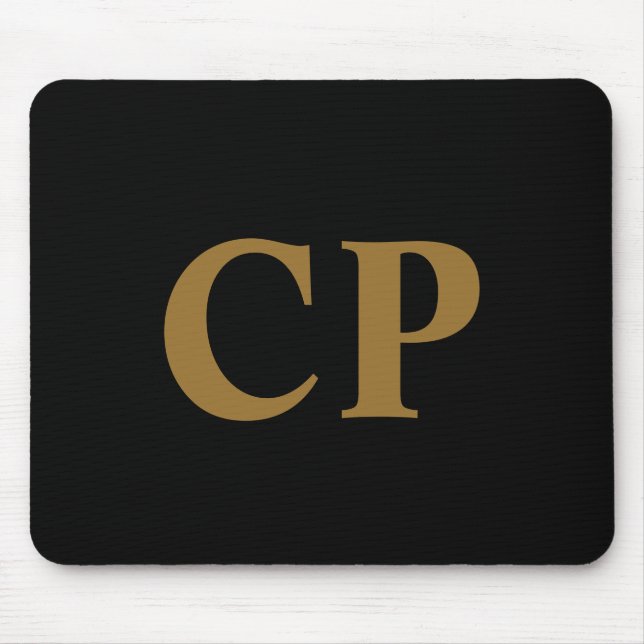 Mousepad Dourado inicial (Frente)