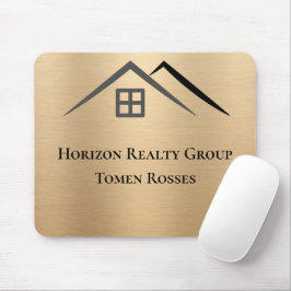 Mousepad Dourado Metálico Luxurioso