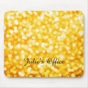 Mousepad Dourado Moderno