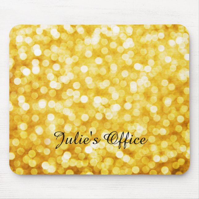 Mousepad Dourado Moderno (Frente)
