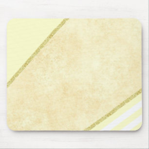 Mousepad Dourado Pad de Mouse com Stripe de bege!