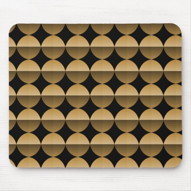 Mousepad Dourado Retroativo Vibrante (Frente)