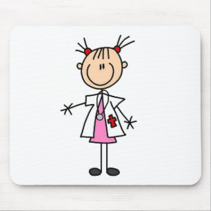 Mousepad Doutor fêmea Vara Figura