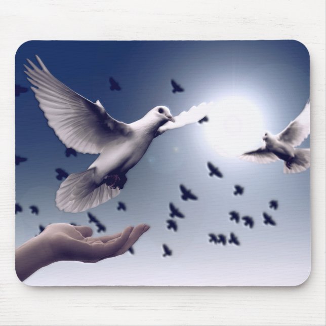 Mousepad Dove Hand Trust (Frente)