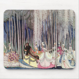 Mousepad Doze princesas de dança de Kay Nielsen