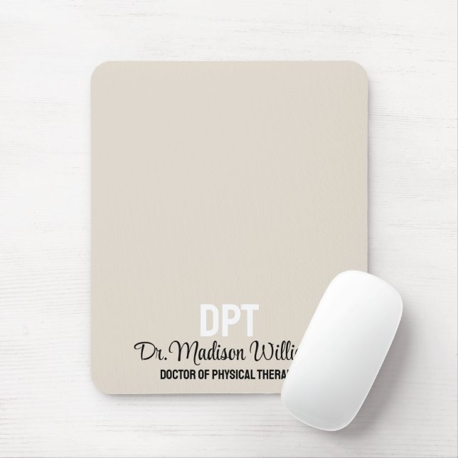 Mousepad DPT Personalizado Doutorado em Presente de Terapia (Com mouse)