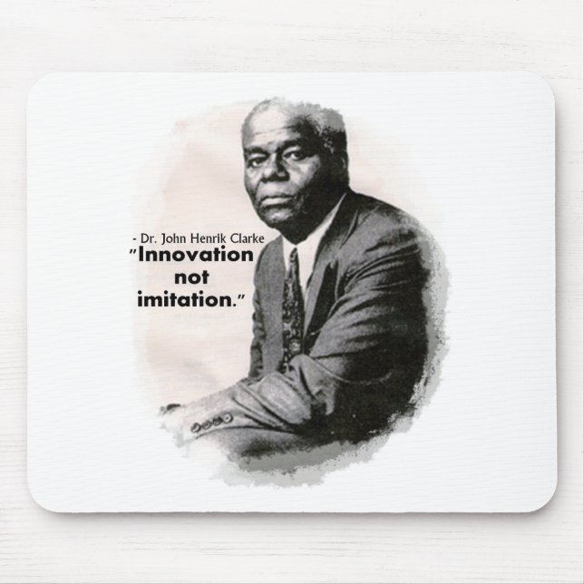 Mousepad Dr. nao de imitação John Henrik Clarke do ~ da (Frente)
