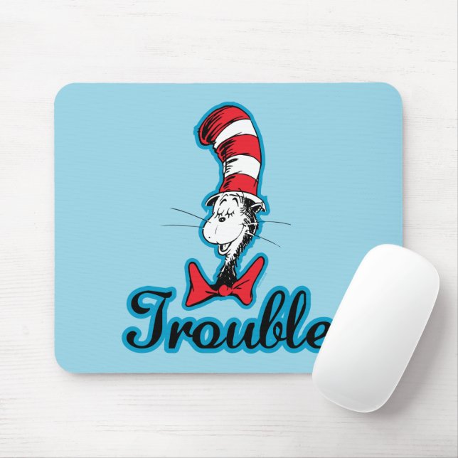 Mousepad Dr. Seuss | Gato no Hat Trouble (Com mouse)