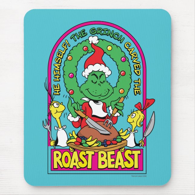 Mousepad Dr. Seuss | Gráfico da besta torrada (Frente)