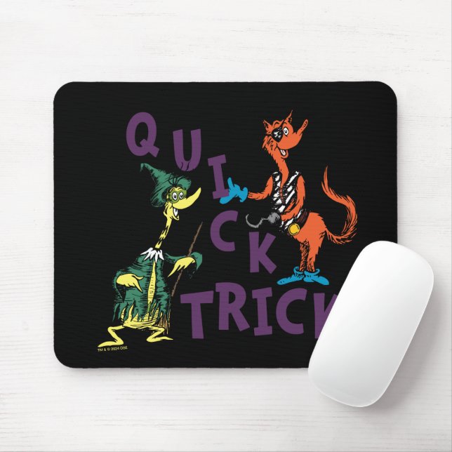 Mousepad Dr. Seuss | Gráfico do Quick Trick Halloween (Com mouse)