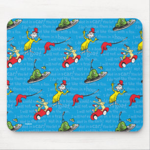 Mousepad Dr. Seuss Livro de Histórias de Ovos Verdes e Pr