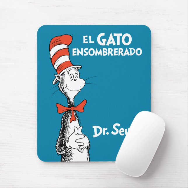 Mousepad Dr. Seuss O Gato Ensombrerado (Com mouse)