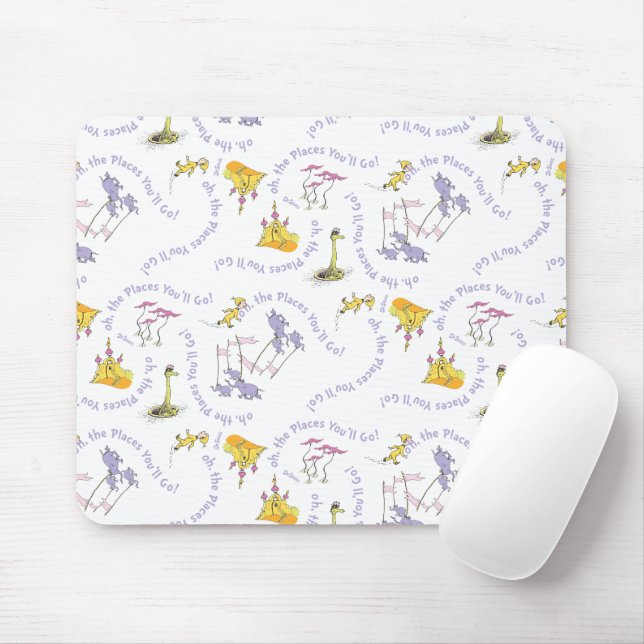 Mousepad Dr. Seuss "Oh, os Lugares aonde Você Irá!" (Com mouse)