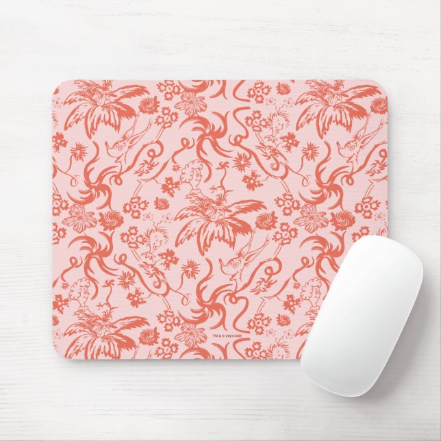 Mousepad Dr. Seuss | Padrão de Dia de as mães Floral (Com mouse)