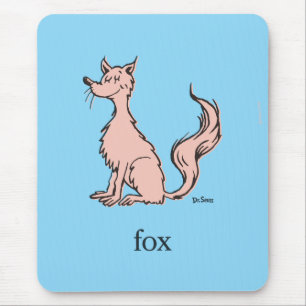 Mousepad Dr. Seuss   Raposa Rosa