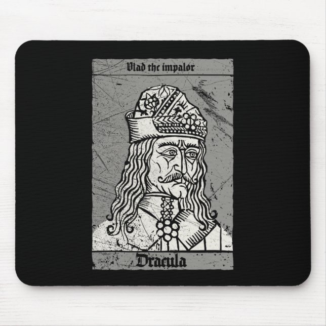 Mousepad Drácula Occulta - Vlad O Vampiro Do Horror Impaler (Frente)