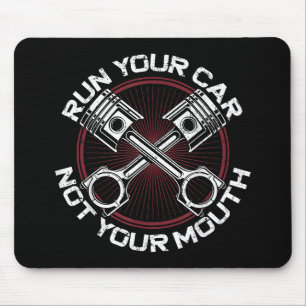 Mousepad Drag Racing Race Car Vintage Executar Seu Carro Nã