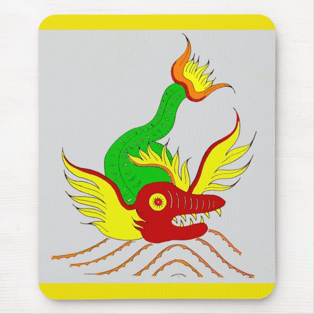 Mousepad dragão assustador (Frente)