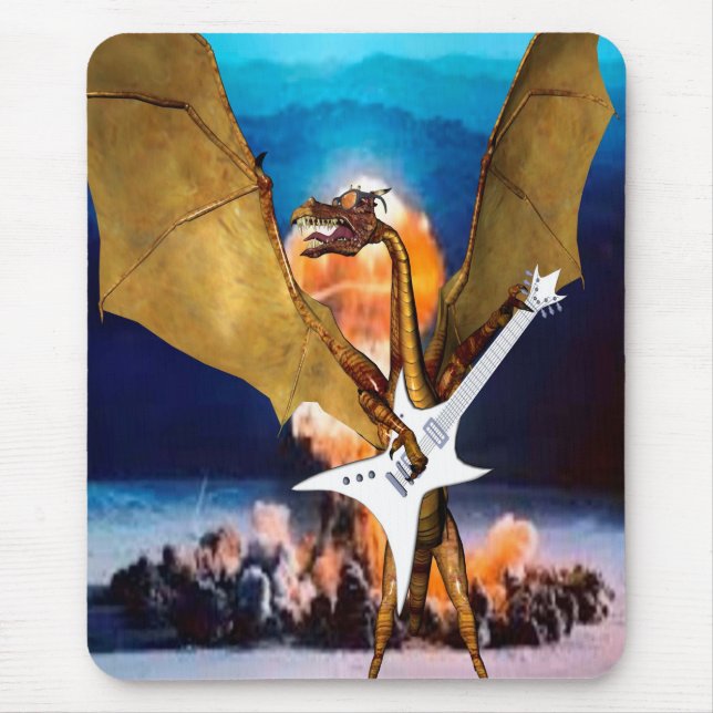 Mousepad Dragão atômico (Frente)