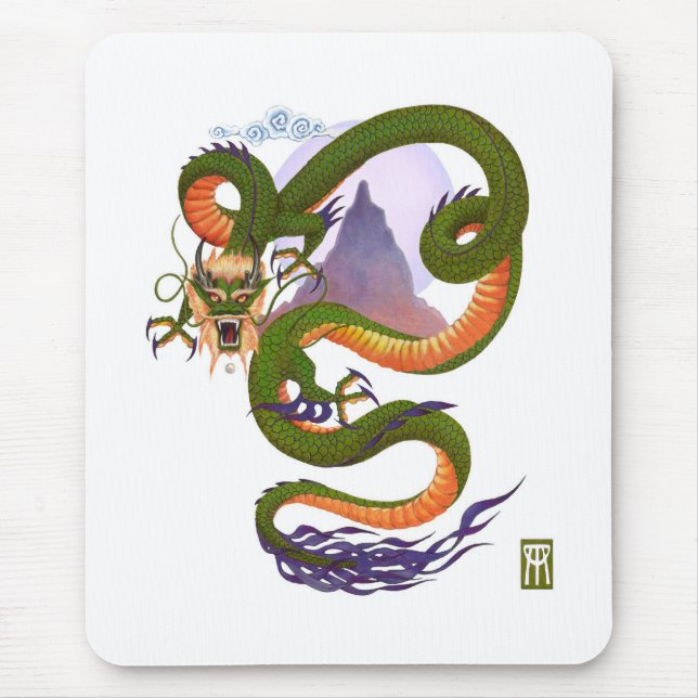 Mousepad Dragão Chinês Lunar (Frente)