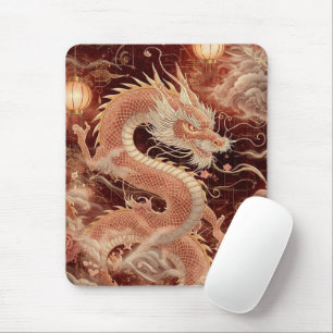 Mousepad Dragão Chinês Majestoso