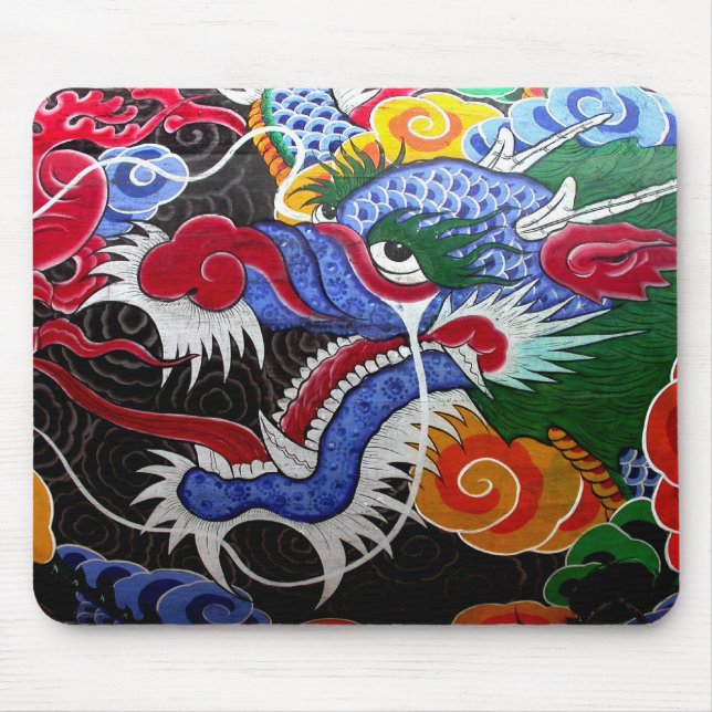 Mousepad Dragão colorido (Frente)