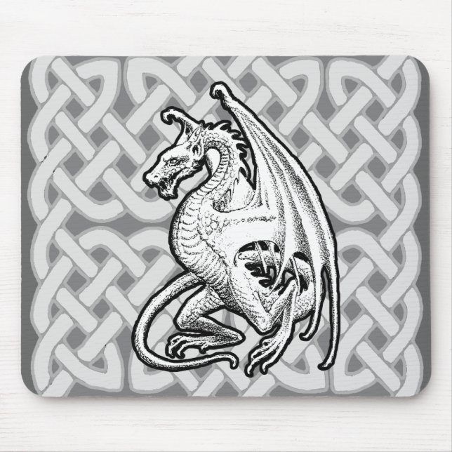 Mousepad Dragão com asa (Frente)