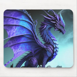 Mousepad Dragão com asa azul