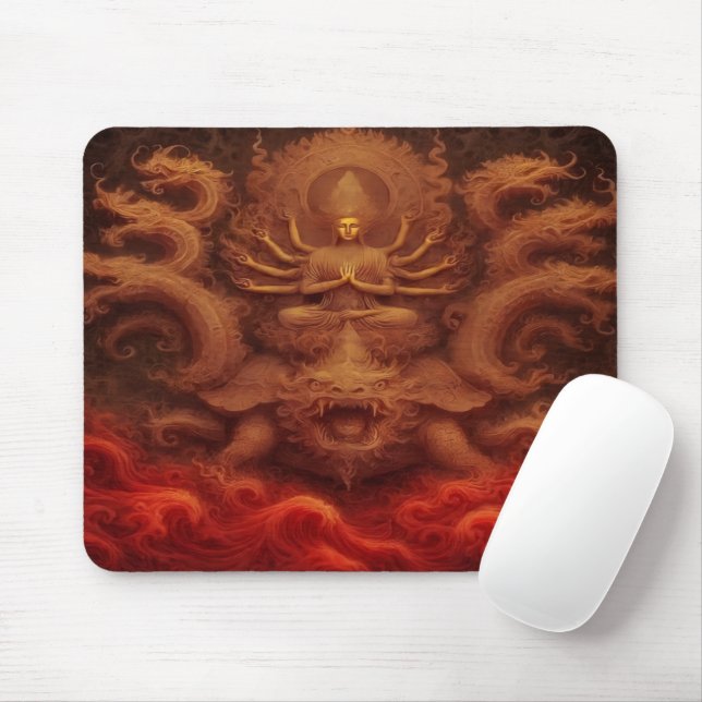 Mousepad Dragão Cósmico (Com mouse)