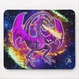 Mousepad Dragão Cósmico Turmalino