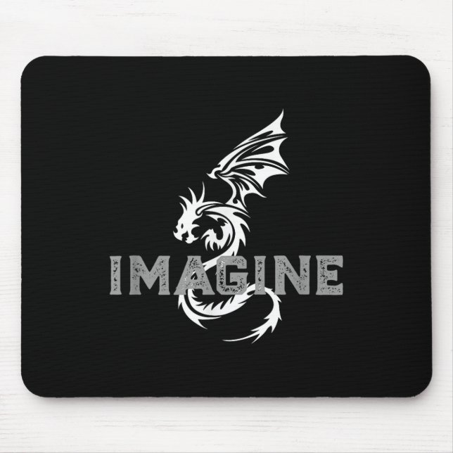 Mousepad Dragão da Tatuagem legal (Frente)