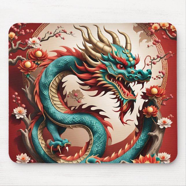 Mousepad Dragão de Ano Novo chinês 2024 MP01 (Frente)