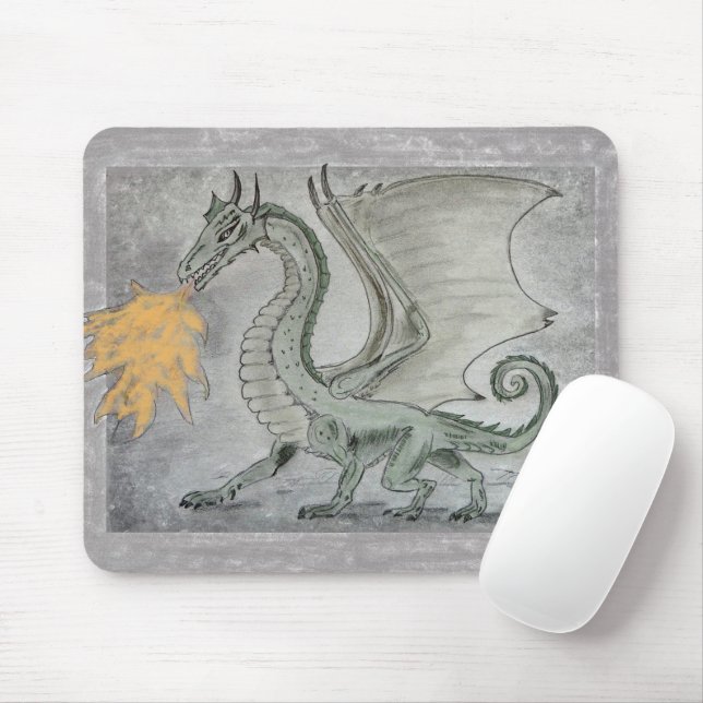 Mousepad Dragão de Breve-Fogo (Com mouse)