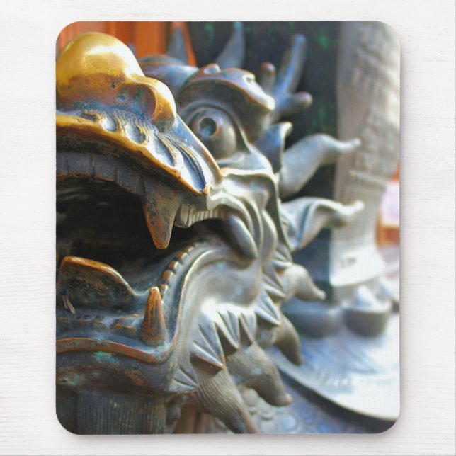 Mousepad Dragão de Bronze - Mercado Yu - Xangai, China (Frente)